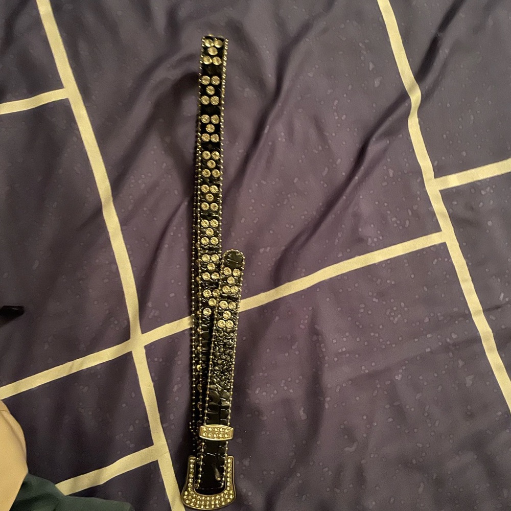 Y2k Bling Rhinestone Belt